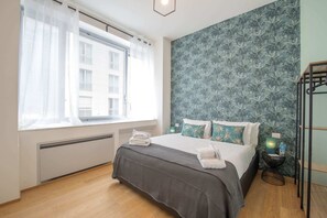1 Schlafzimmer, Bügeleisen/Bügelbrett, kostenloses WLAN, Bettwäsche