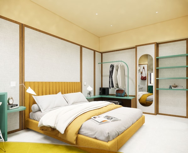 1 chambre, fer et planche à repasser, accès au Wi-Fi (inclus)