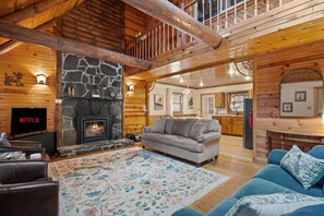 Smart TV, fireplace, offices