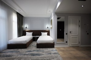 Superior Twin Room, Balcony, Courtyard View | In-room safe, individually furnished, desk, laptop workspace - Noble Samarkand (Samarkand)