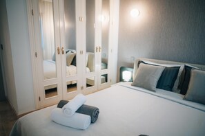 2 Schlafzimmer, BĂŒgeleisen/BĂŒgelbrett, Reisekinderbett, WLAN