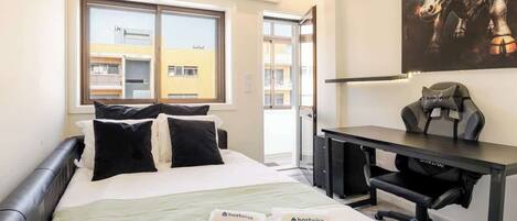 3 soveværelser, skrivebord, strygejern/strygebræt, gratis Wi-Fi