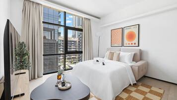 Desk, iron/ironing board, free WiFi, bed sheets