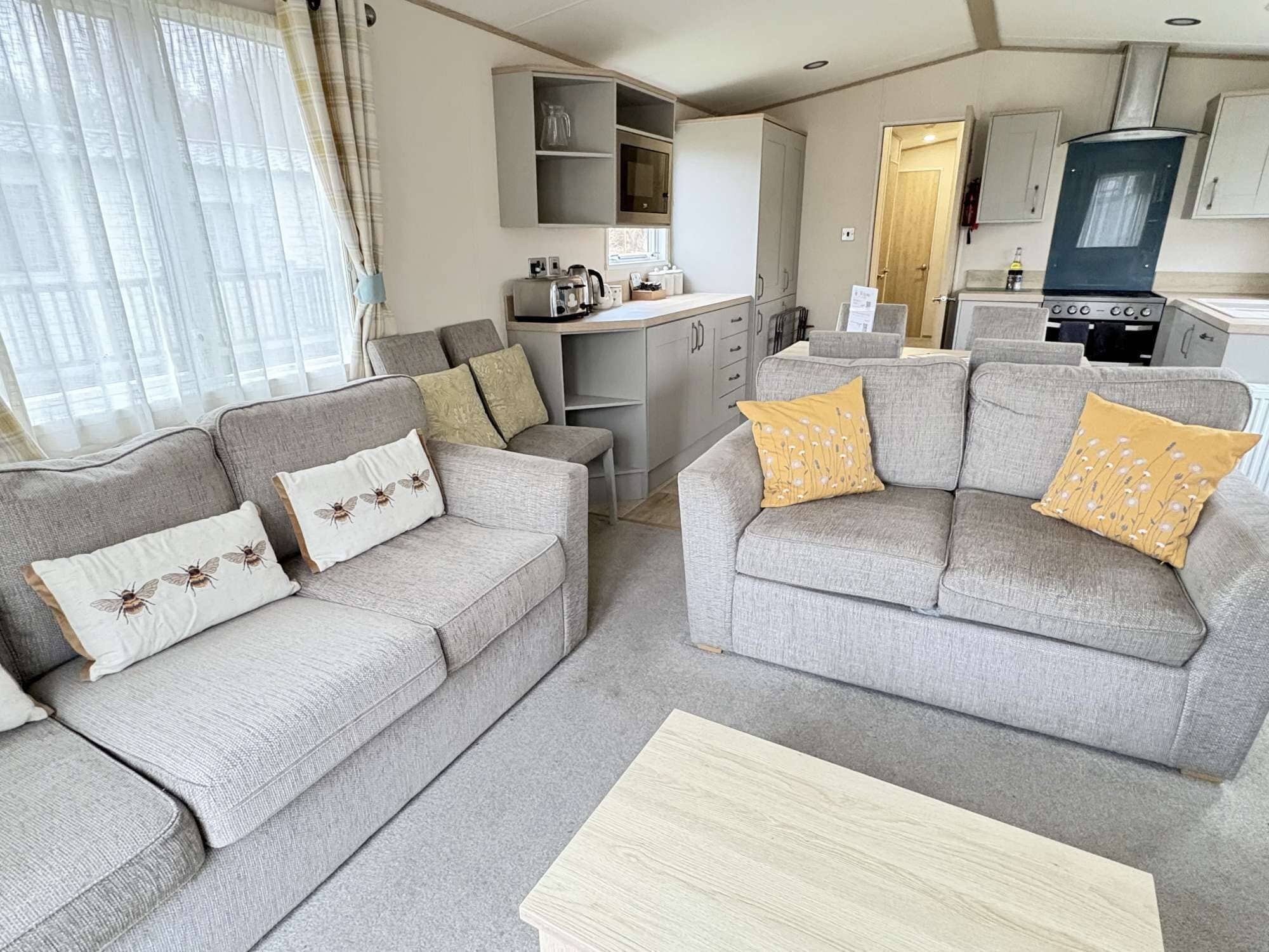 Télévision, cheminée, lecteur de DVD