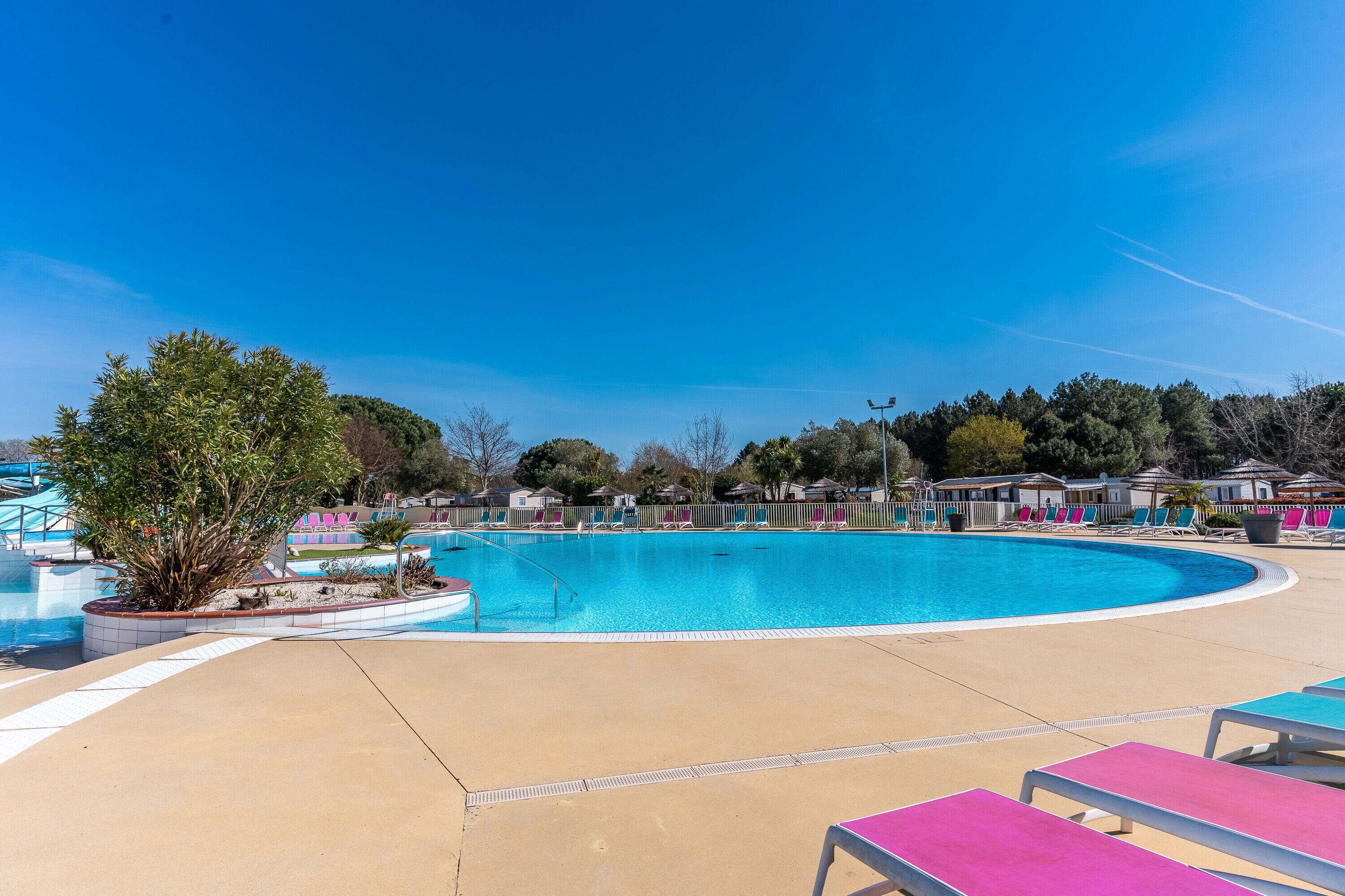 Una piscina riscaldata