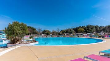 Una piscina riscaldata