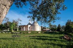 Outdoor dining - Trullo 'Relais' with Shared Terrace, Wi-Fi and Air Conditioning (castellana grotte)