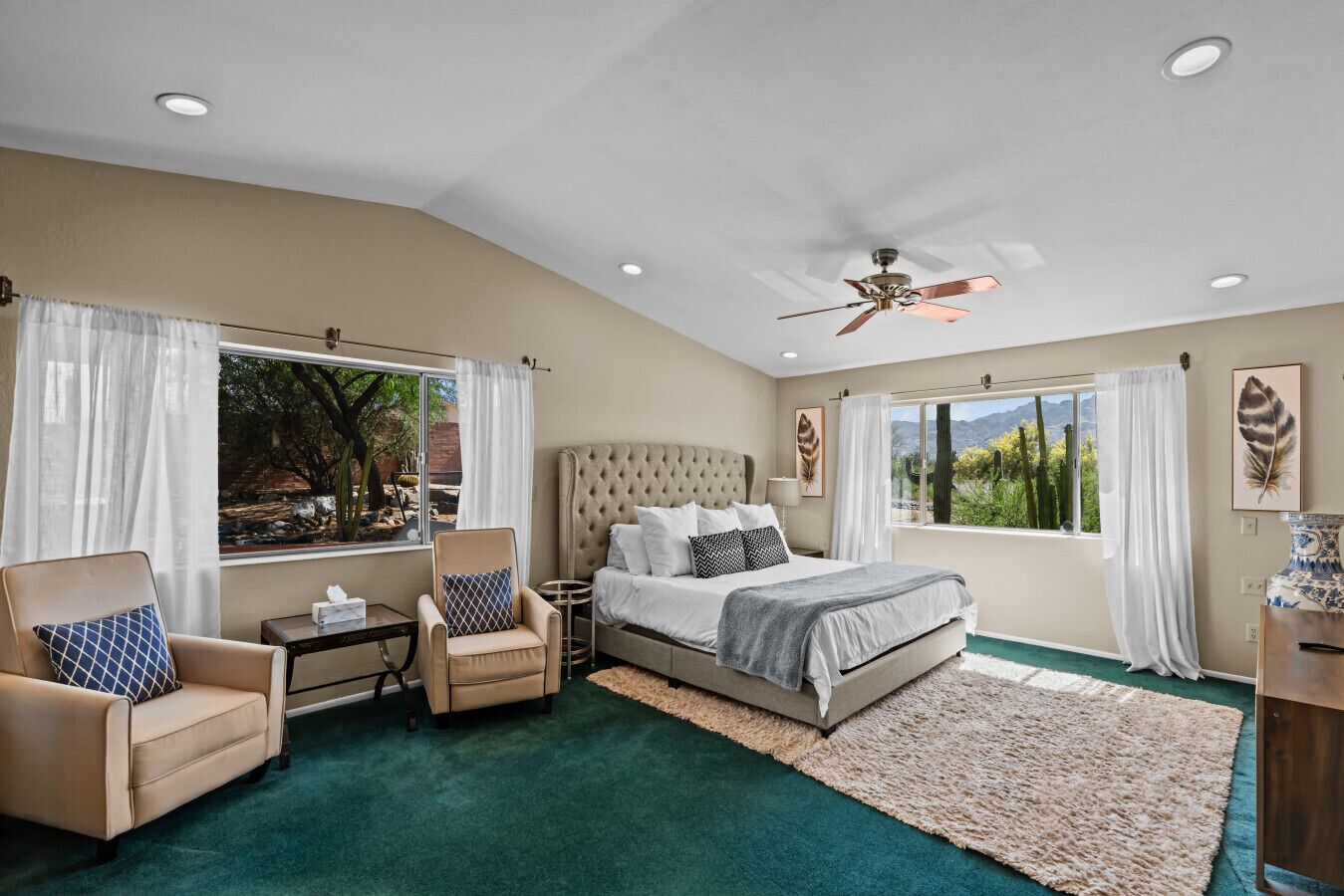 3 bedrooms, desk, travel crib, free WiFi