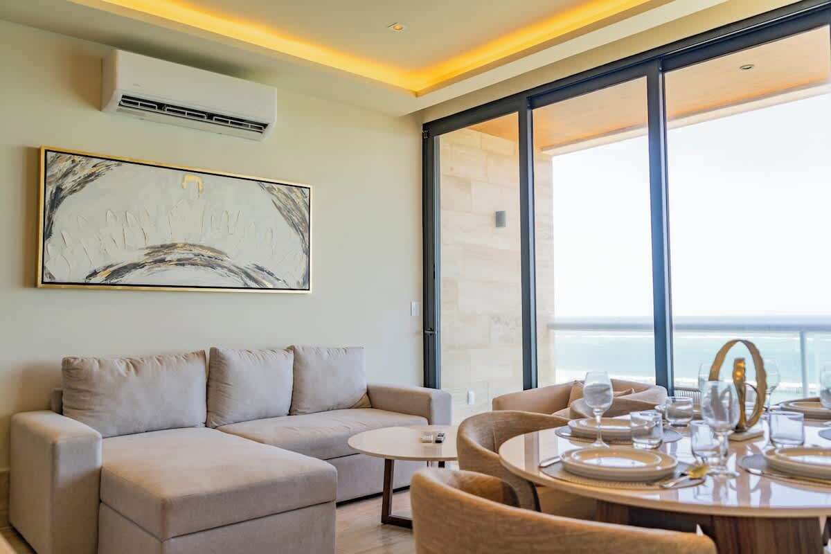 Oceanfront 2br - Puerto Morelos - 2 Pools & Gym - Puerto Morelos