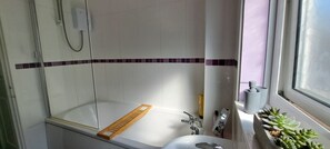 Secadora de cabello, toallas, jabón, papel de baño