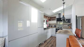 Fridge, oven, stovetop, toaster