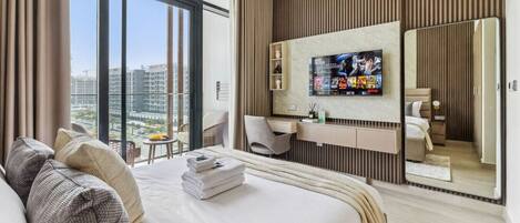 1 bedroom, desk, iron/ironing board, WiFi