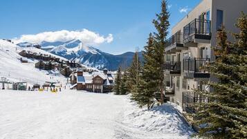 Vue depuis lâhĂ©bergement