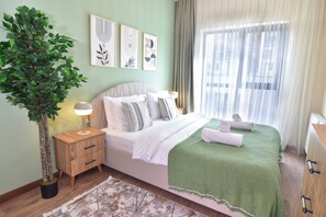 2 bedrooms, iron/ironing board, free WiFi, bed sheets