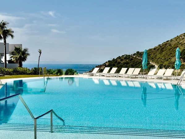Indoor pool, a heated pool