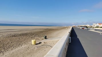 Vlak bij het strand