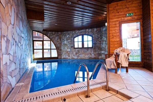 Indoor pool, a heated pool