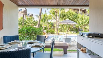 Apartamento | Opções para refeição ao ar livre