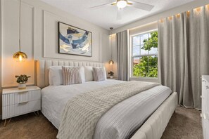 3 bedrooms, iron/ironing board, travel cot, WiFi