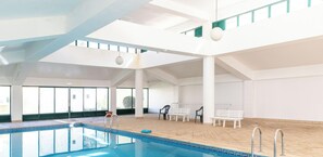 Indoor pool, a heated pool