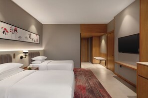 Deluxe Twin Room, 2 Twin Beds | Premium bedding, down comforters, memory foam beds, minibar - Ramada by Wyndham Ranchi (Ranchi)
