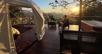 Lose yourself in the mountains at Glamping Resurrection - Magical sunsets