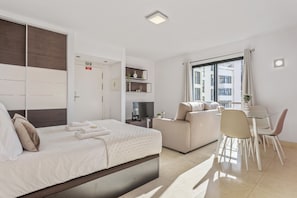 1 bedroom, iron/ironing board, travel crib, free WiFi