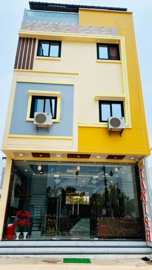 Façade de l’hébergement