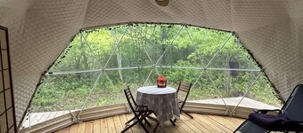 Adorable, private GeoDesic Dome in Siren