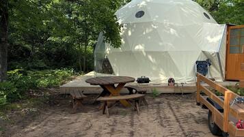 Opções para refeição ao ar livre