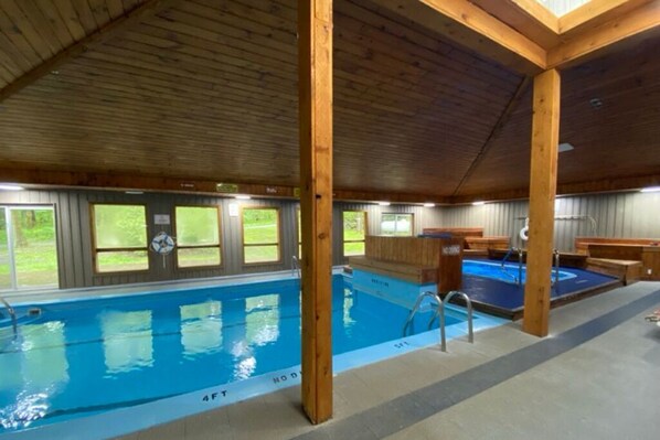 Indoor pool, outdoor pool