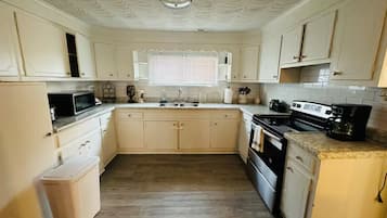 Microwave, oven, stovetop