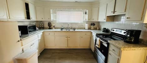 Microwave, oven, stovetop
