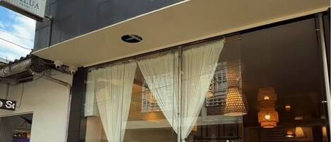 Façade de l’hébergement