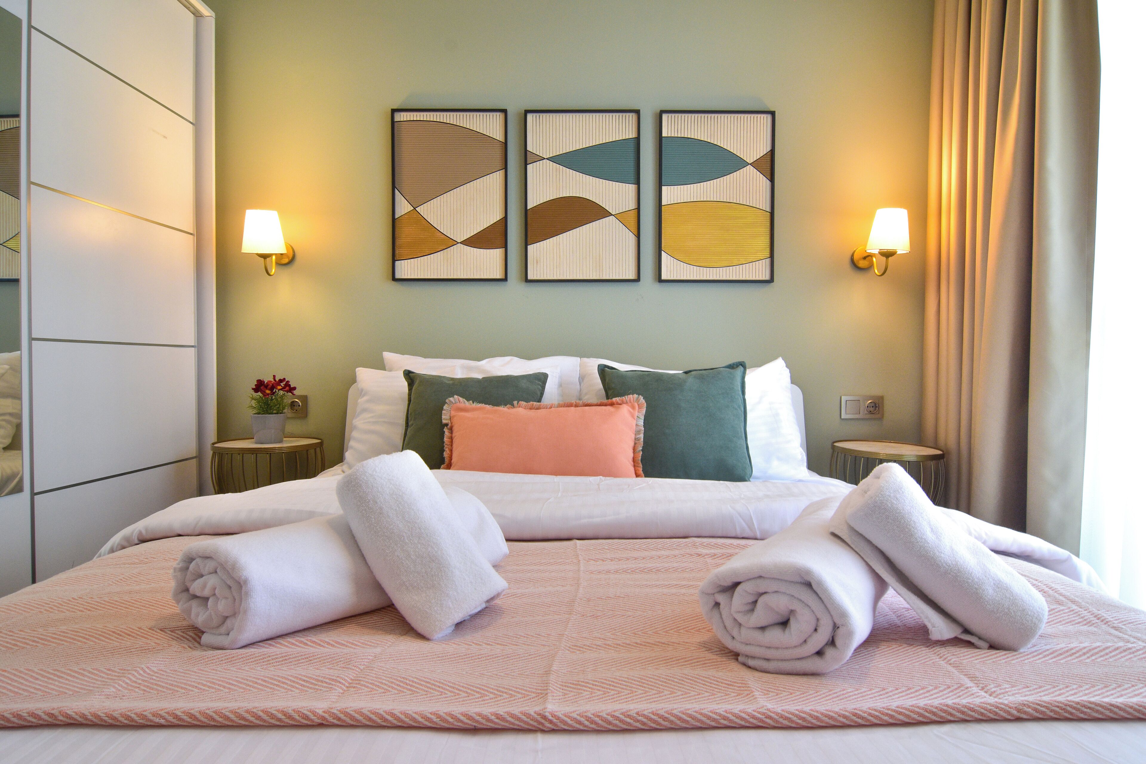 1 chambre, fer et planche à repasser, Wi-Fi gratuit, draps fournis