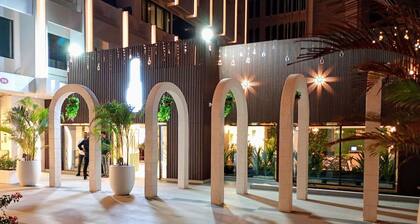 Wow Amazing BurjKhalifa Sea SunSet Ship