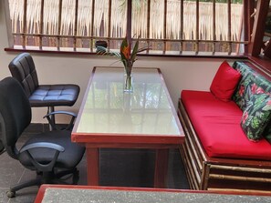 House, 2 Bedrooms, Patio, Garden View | Living room - Villa 5 - Modern 2 Bed Villa in Playa Chiquita (Cahuita)