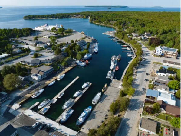 Marina - Cozy Bungalow - Steps from Lake Huron. Family & dog friendly (Miller Lake)