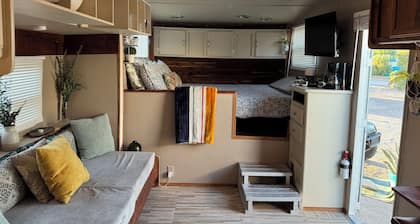 Cozy Rv Park located on 21 acres overlooking Elephant Butte with beautiful pool