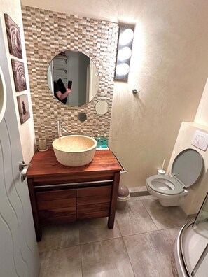 Douche, sèche-cheveux, papier toilette