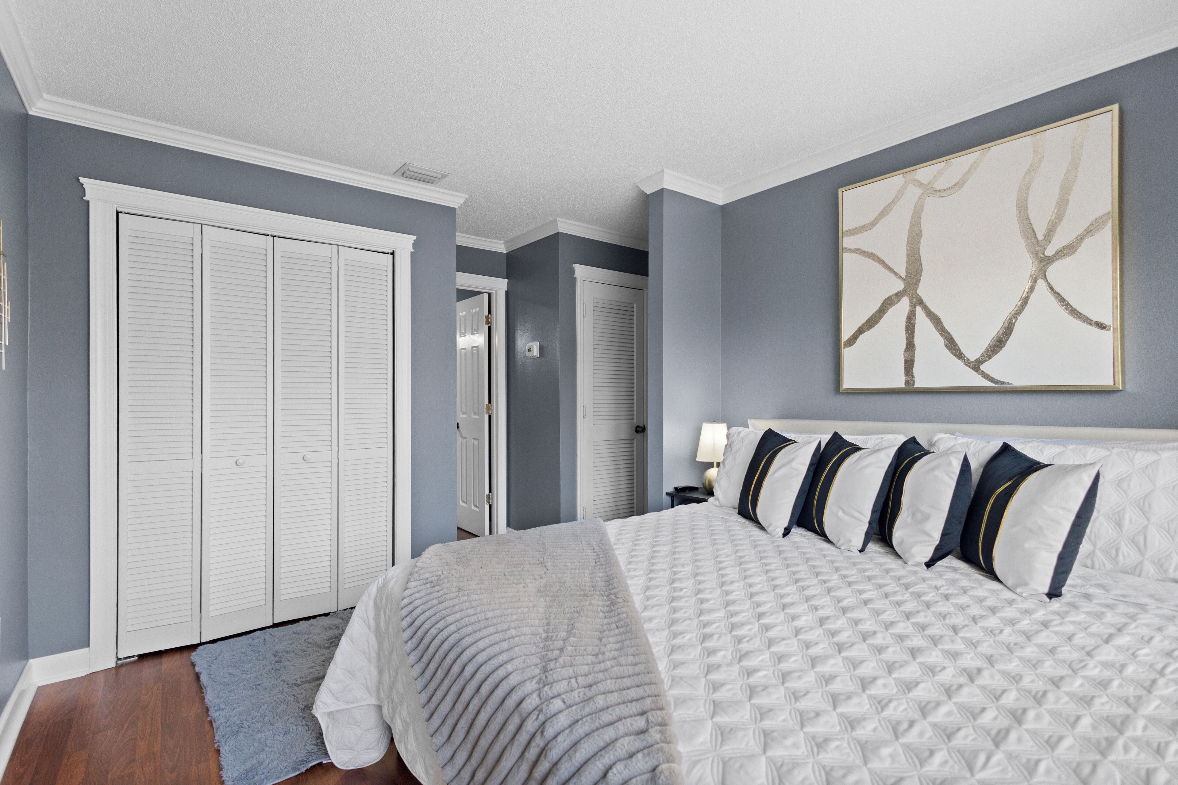 1 bedroom, iron/ironing board, travel crib, WiFi (free)