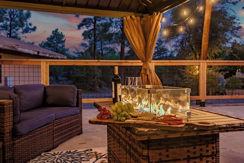 Pine-Lined Acre Retreat | 2 Miles to Whiskey Row | 4 Bed / 3 Bath + Game Room & Fire Pit