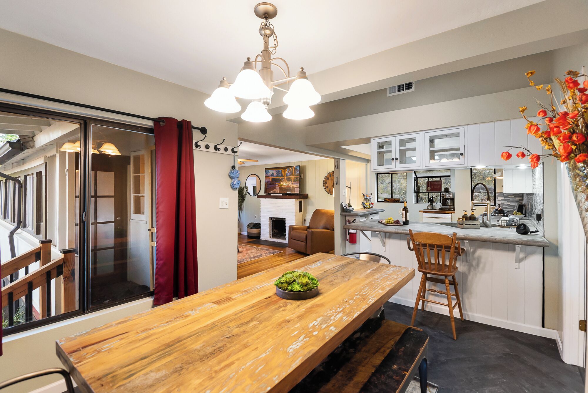 Family-friendly dining - high chair included for easy mealtime with little ones.