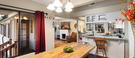 Family-friendly dining - high chair included for easy mealtime with little ones.