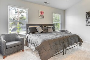 3 dormitorios, tabla de planchar con plancha, Internet y ropa de cama