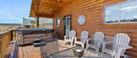 Tina de hidromasaje al aire libre