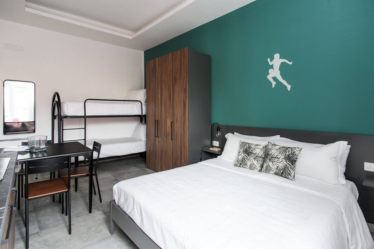 Family Quadruple Room, Balcony, City View | 1 bedroom, minibar, in-room safe, blackout drapes
