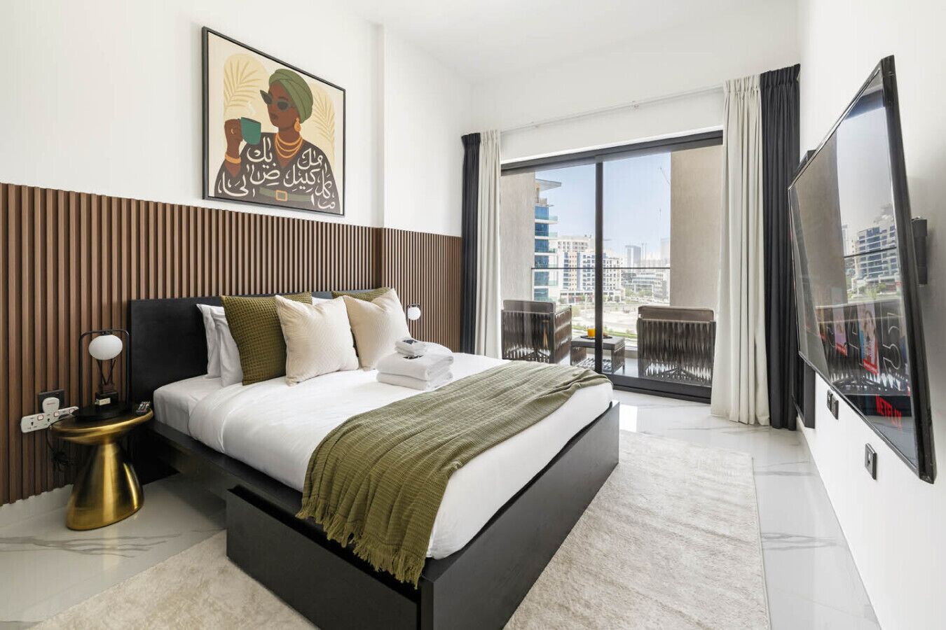 1 bedroom, iron/ironing board, free WiFi, bed sheets
