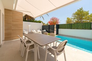 Una piscina riscaldata