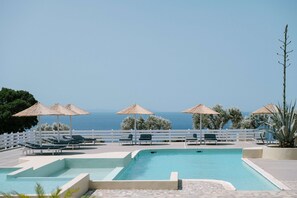 Apartment | Exterior - Mantilada Seaside Stay Samos, Shared Pool (Samos)